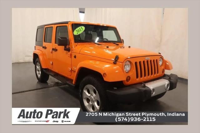 2013 Jeep Wrangler Unlimited Sahara for sale in PLYMOUTH, IN