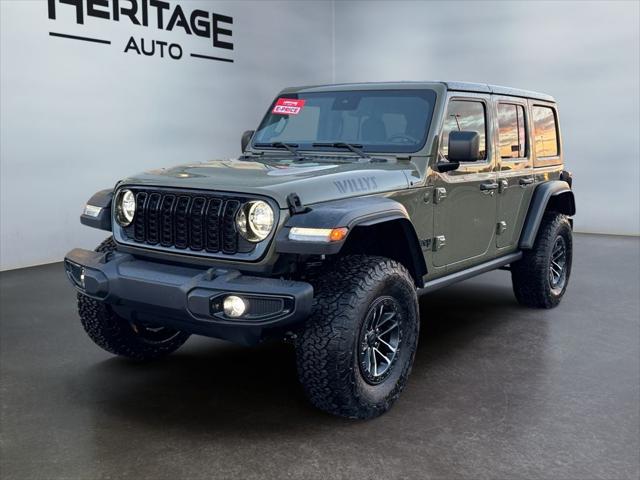 2025 Jeep Wrangler WRANGLER 4-DOOR WILLYS 2025 Jeep Wrangler WRANGLER 4-DOOR WILLYS