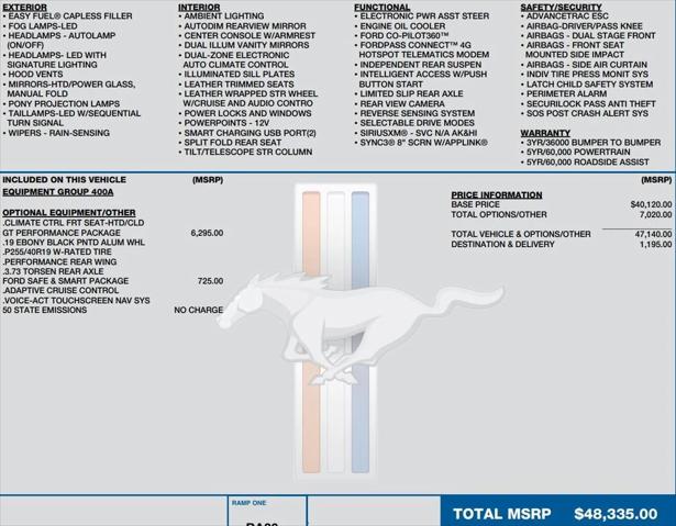 2021 Ford Mustang GT Premium Fastback