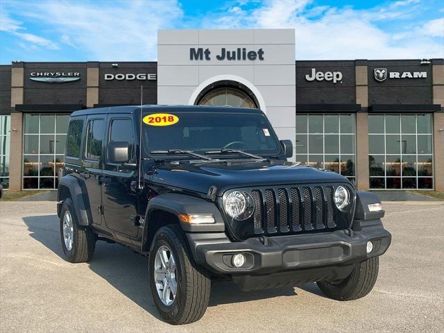 2018 Jeep Wrangler Unlimited Sport S 4x4