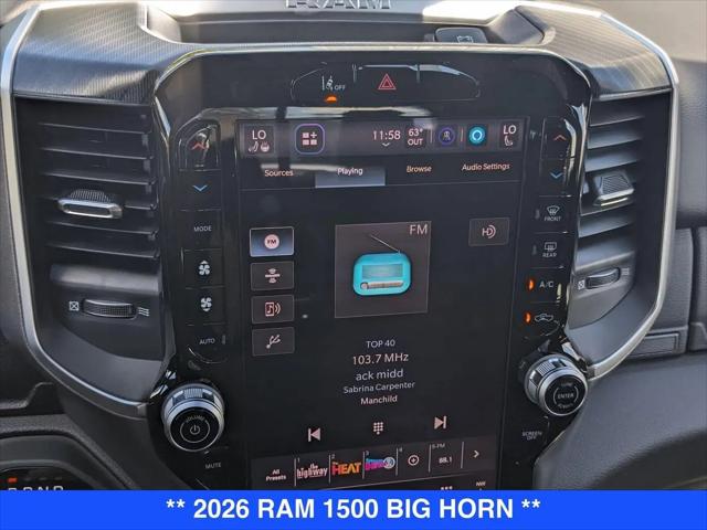 2026 Ram 1500 Big Horn Crew Cab 4x4 5'7" Box