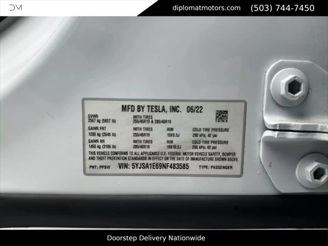 2022 Tesla Model S Plaid Tri Motor All-Wheel Drive