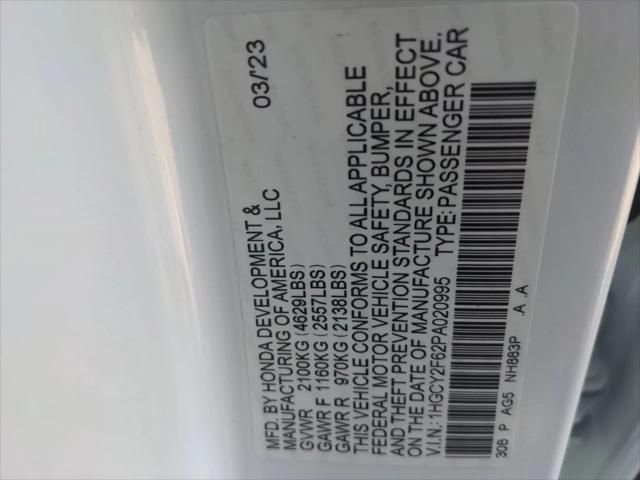 2023 Honda Accord Hybrid EX-L