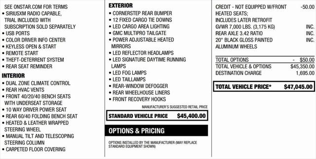 2022 GMC Sierra 1500 Limited 4WD Double Cab Standard Box Elevation with 3VL