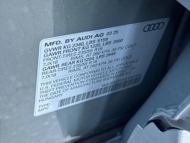 2025 Audi Q3 Premium 45 TFSI S line quattro Tiptronic