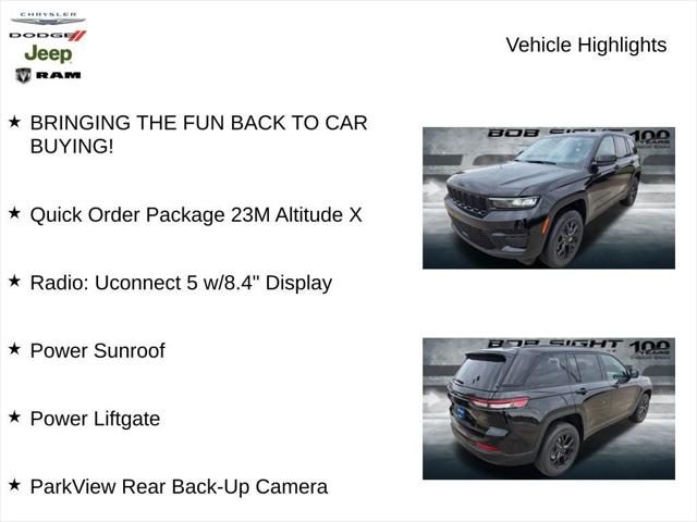 2025 Jeep Grand Cherokee GRAND CHEROKEE ALTITUDE X 4X4 2025 Jeep Grand Cherokee GRAND CHEROKEE ALTITUDE X 4X4