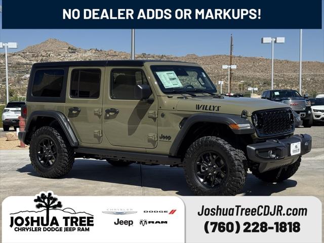 2025 Jeep Wrangler WRANGLER 4-DOOR WILLYS 2025 Jeep Wrangler WRANGLER 4-DOOR WILLYS