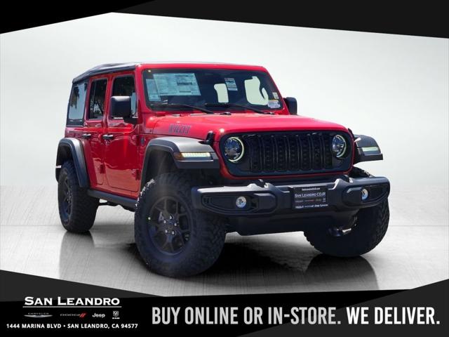 2025 Jeep Wrangler 4xe WRANGLER 4-DOOR WILLYS 4xe