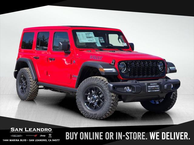 2025 Jeep Wrangler 4xe WRANGLER 4-DOOR WILLYS 4xe
