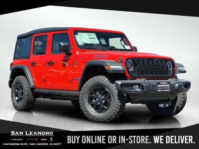 2025 Jeep Wrangler 4xe WRANGLER 4-DOOR WILLYS 4xe