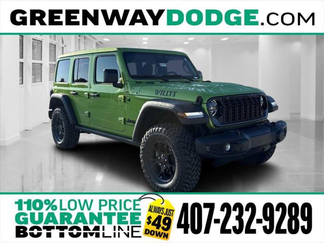 2025 Jeep Wrangler WRANGLER 4-DOOR WILLYS 2025 Jeep Wrangler WRANGLER 4-DOOR WILLYS