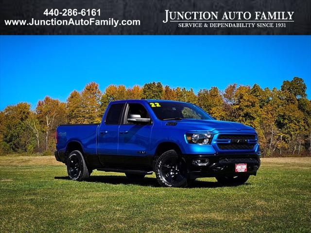 2022 RAM 1500 Big Horn Quad Cab 4x4 64 Box 2022 RAM 1500 Big Horn Quad Cab 4x4 64 Box