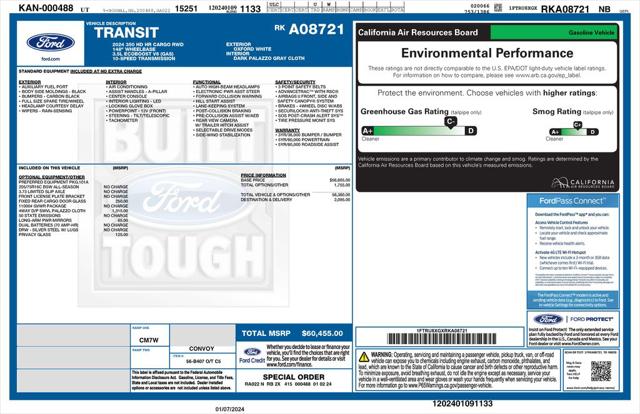 2024 Ford Transit-350 Cargo Van 