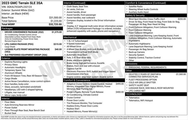 2023 GMC Terrain AWD SLE