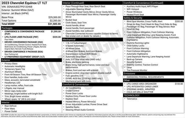2023 Chevrolet Equinox AWD LT