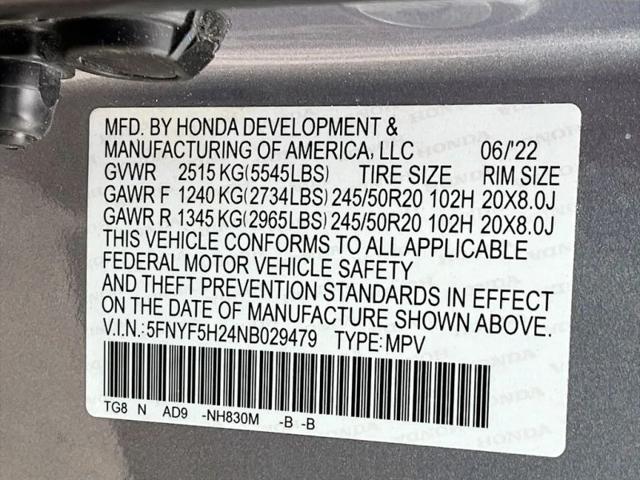 2022 Honda Pilot 2WD Special Edition