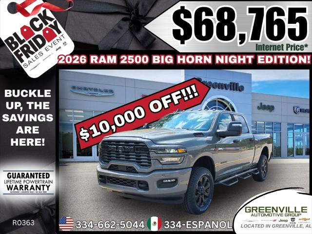 2026 RAM Ram 2500 RAM 2500 BIG HORN CREW CAB 4X4 64 BOX 2026 RAM Ram 2500 RAM 2500 BIG HORN CREW CAB 4X4 64 BOX