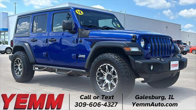 2018 Jeep Wrangler Unlimited Sport S 4x4