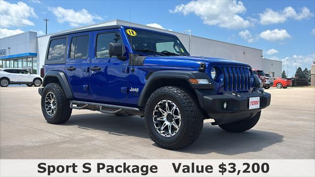 2018 Jeep Wrangler Unlimited Sport S 4x4