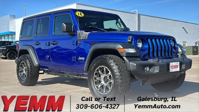 2018 Jeep Wrangler Unlimited Sport S 4x4 2018 Jeep Wrangler Unlimited Sport S 4x4