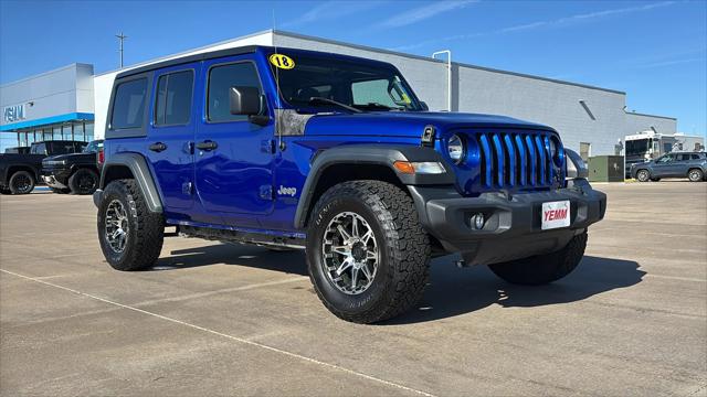 2018 Jeep Wrangler Unlimited Sport S 4x4 2018 Jeep Wrangler Unlimited Sport S 4x4