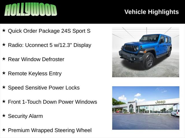 2024 Jeep Wrangler 4-Door Sport S 4x4