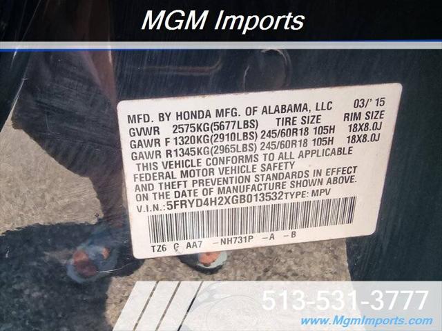 2016 Acura MDX AcuraWatch Plus Package