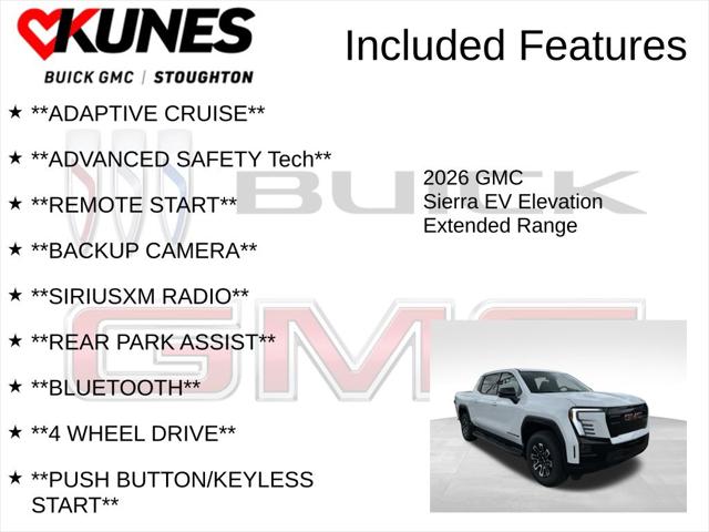 2026 GMC Sierra Extended Range Elevation