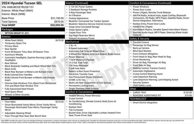 2024 Hyundai Tucson SEL