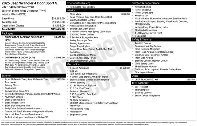 2025 Jeep Wrangler 4-Door Summit 4x4