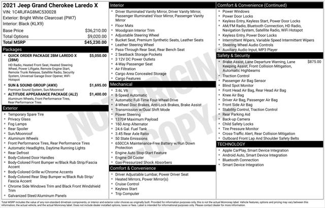 2021 Jeep Grand Cherokee Laredo X 4x4