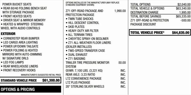 2025 Chevrolet Silverado 1500 4WD Crew Cab Standard Bed LTZ