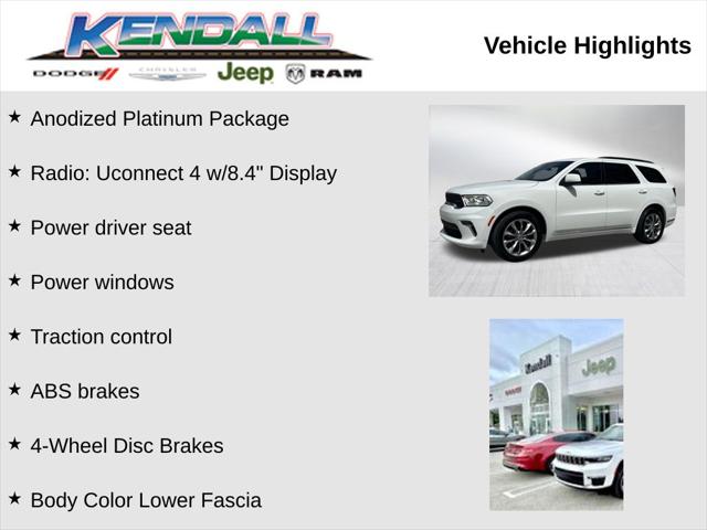 2022 Dodge Durango SXT RWD