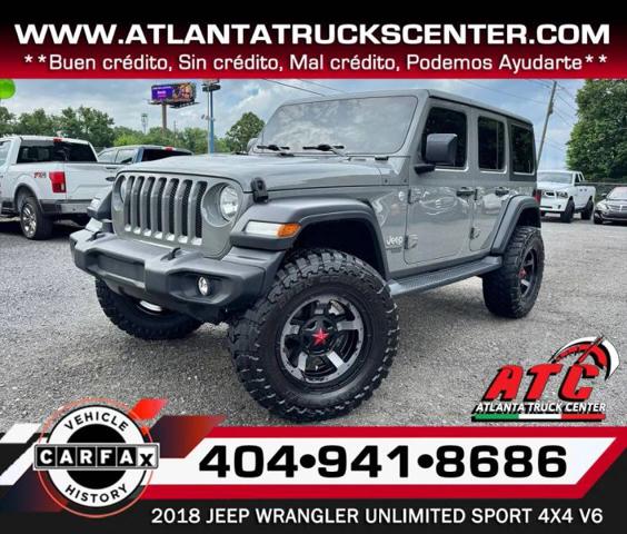 2018 Jeep Wrangler Unlimited Sport S 4x4 for sale in Doraville, GA