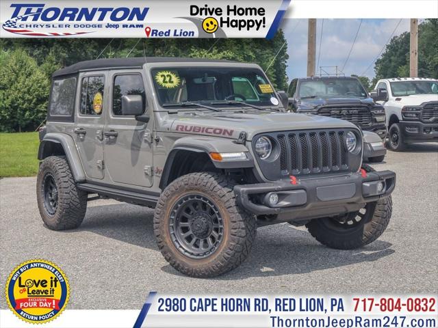 2022 Jeep Wrangler Unlimited Rubicon 4x4