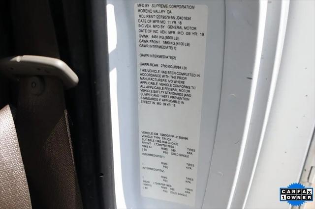 2018 Chevrolet Express Cutaway Work Van