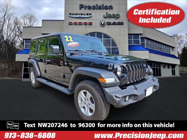 2022 Jeep Wrangler Unlimited Sport S 4x4