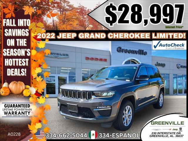 2022 Jeep Grand Cherokee Limited 4x4 2022 Jeep Grand Cherokee Limited 4x4
