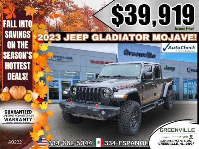 2023 Jeep Gladiator Mojave 4x4 2023 Jeep Gladiator Mojave 4x4