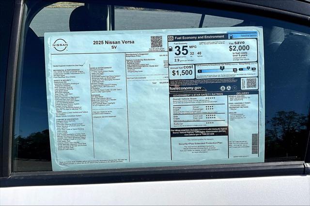 2025 Nissan Versa 1.6 SV