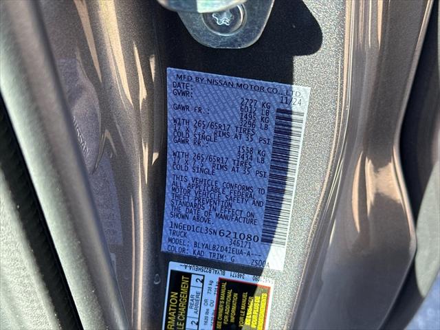 2025 Nissan Frontier King Cab SV 4x2