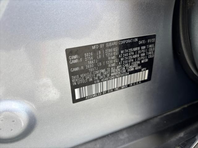 2022 Subaru Outback Limited XT
