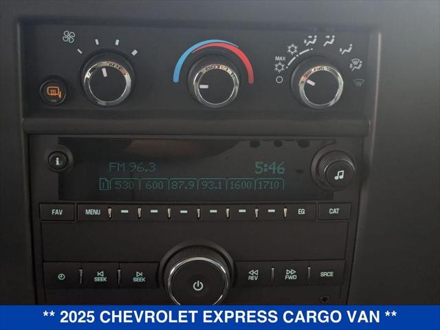 2025 Chevrolet Express Cargo Van RWD 3500 Extended Wheelbase WT