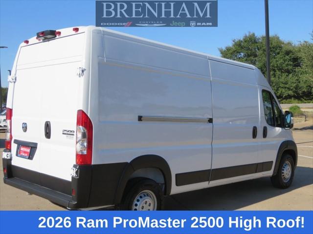 2026 RAM Ram ProMaster RAM PROMASTER 2500 TRADESMAN CARGO VAN HIGH ROOF 159 WB 2026 RAM Ram ProMaster RAM PROMASTER 2500 TRADESMAN CARGO VAN HIGH ROOF 159 WB
