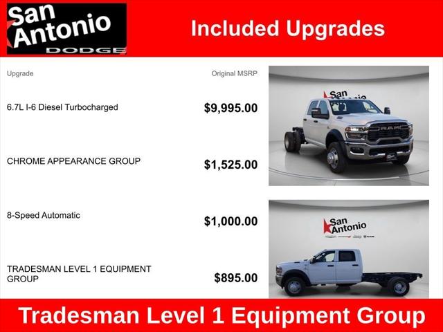 2026 RAM Ram 5500 Chassis Cab RAM 5500 TRADESMAN CHASSIS CREW CAB 4X4 60 CA