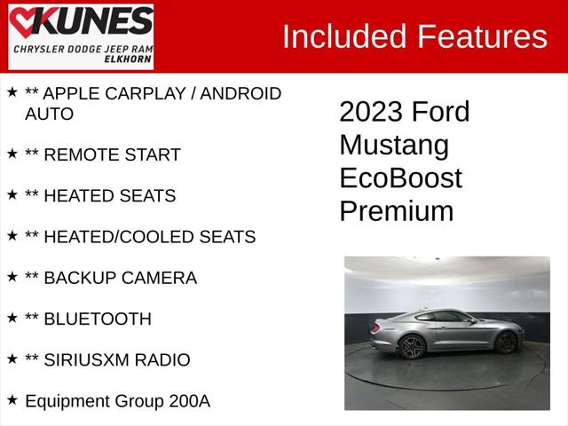 2023 Ford Mustang EcoBoost Premium Fastback