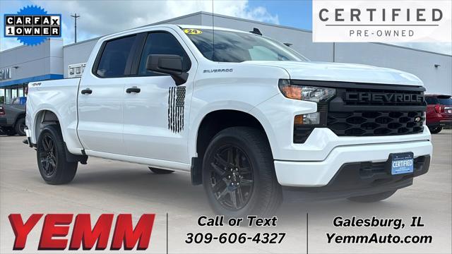 2024 Chevrolet Silverado 1500 4WD Crew Cab Short Bed Custom