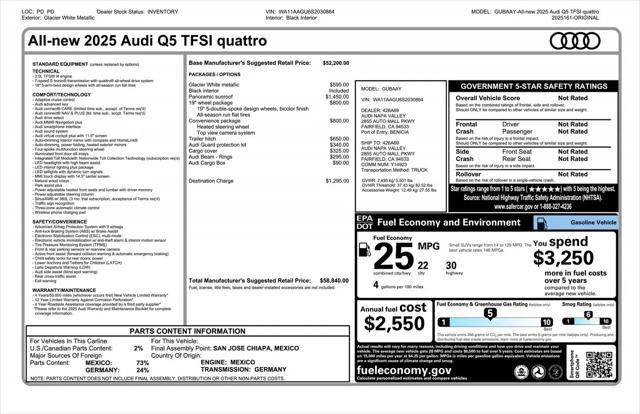 2025 Audi Q5 Premium TFSI quattro S tronic