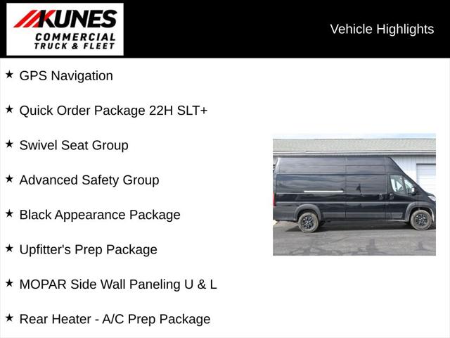 2026 RAM Ram ProMaster RAM PROMASTER 3500 SLT+ CARGO VAN SUPER HIGH ROOF 159 WB EXT