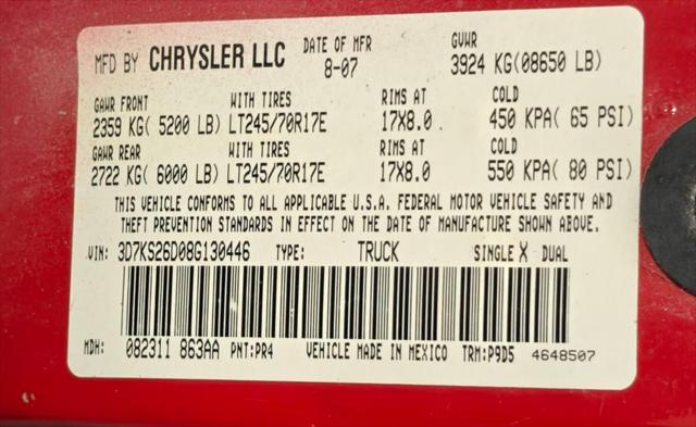 2008 Dodge Ram 2500 ST/SXT